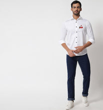 Load image into Gallery viewer, Santa Embroidery Shirt
