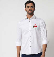 Load image into Gallery viewer, Santa Embroidery Shirt
