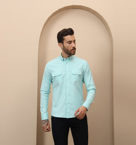 Cyan Utility Shirt