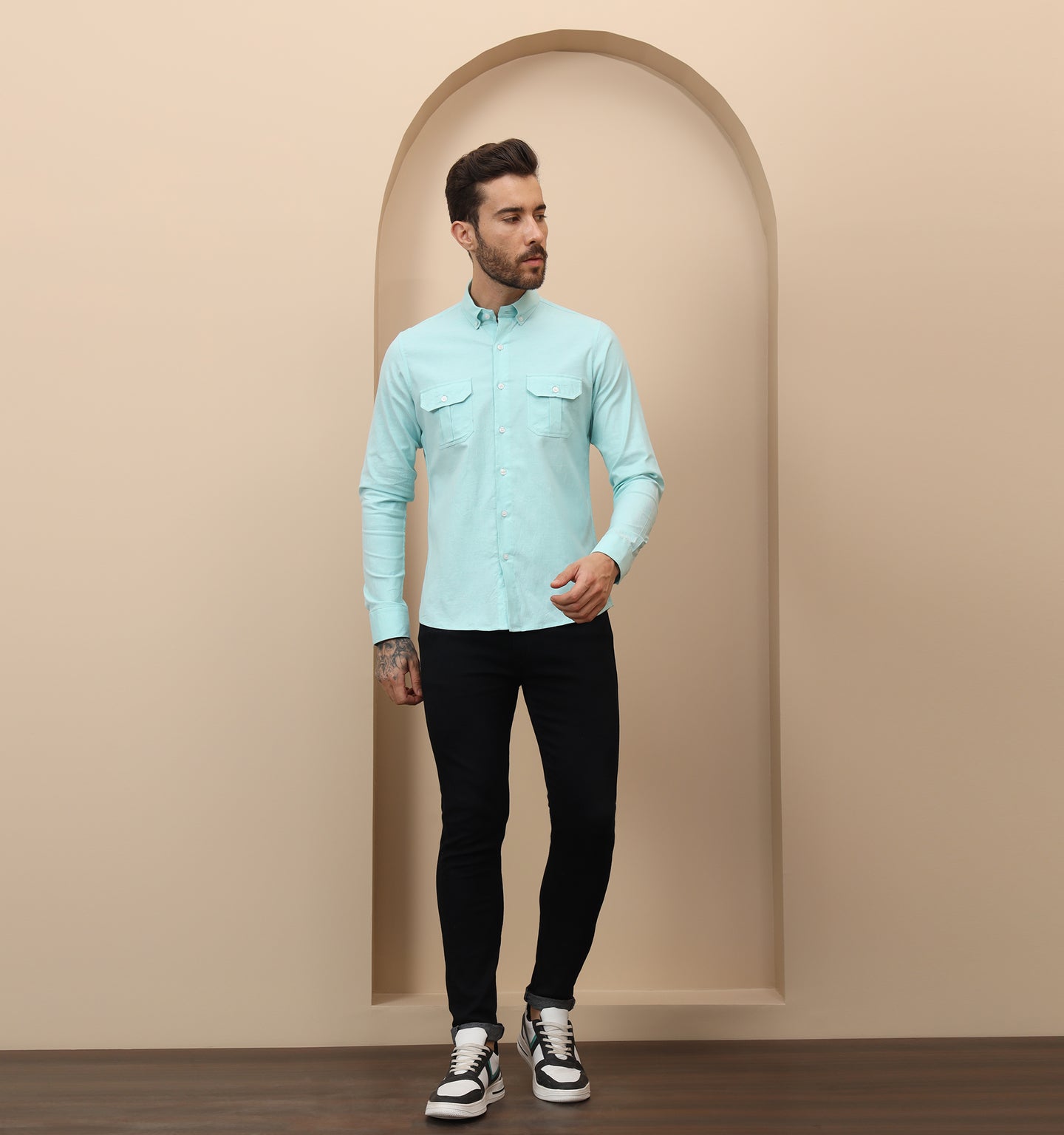 Cyan Utility Shirt