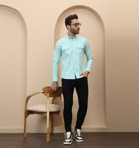 Cyan Utility Shirt