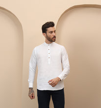 Load image into Gallery viewer, Blanc Linen Shirt
