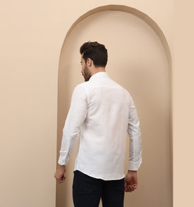 White Linen Shirt