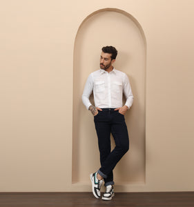 White Linen Shirt