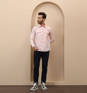 Pink Linen Shirt