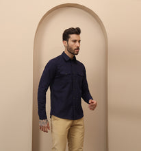 Load image into Gallery viewer, Navy Linen Shirt

