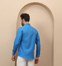 Load image into Gallery viewer, Royal Blue Linen Shirt
