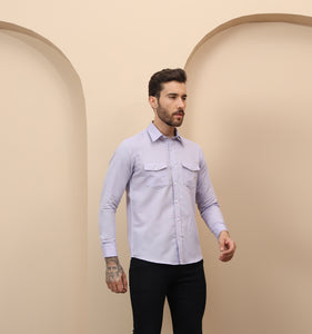 Lavender Linen Shirt