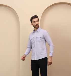 Lavender Linen Shirt