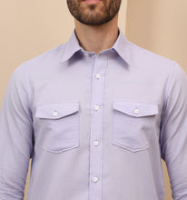 Load image into Gallery viewer, Lavender Linen Shirt
