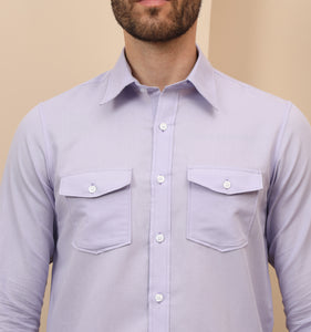 Lavender Linen Shirt