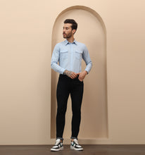 Load image into Gallery viewer, Sky Blue Linen Shirt
