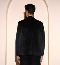 Load image into Gallery viewer, Black Velvet Blazer
