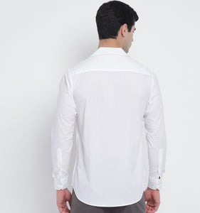 White Cuban Style Shirt
