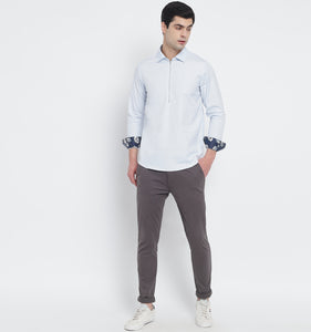 Sky Blue Zipper