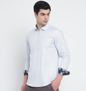 Sky Blue Zipper