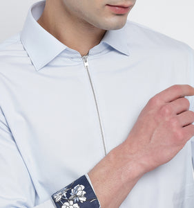 Sky Blue Zipper