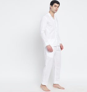 White Pyjama Set