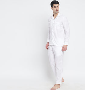 White Pyjama Set
