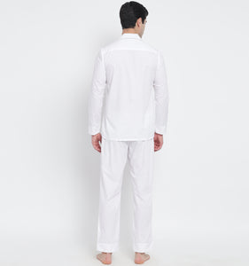 White Pyjama Set