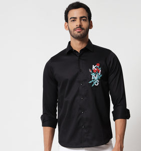 King Embroidery Shirt