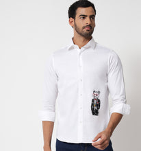 Load image into Gallery viewer, Classy Panda Embroidery Shirt
