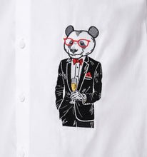 Load image into Gallery viewer, Classy Panda Embroidery Shirt
