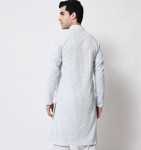 Falak Chikankari Sequin Kurta