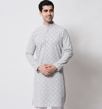 Load image into Gallery viewer, Aayan Sequin Chikankari Cotton Kurta
