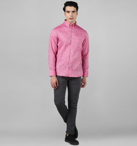 Fuscia Linen Shirt