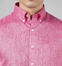 Load image into Gallery viewer, Fuscia Linen Shirt
