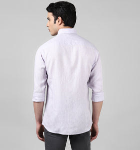 Lavender Pure Linen Shirt