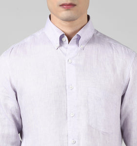 Lavender Pure Linen Shirt