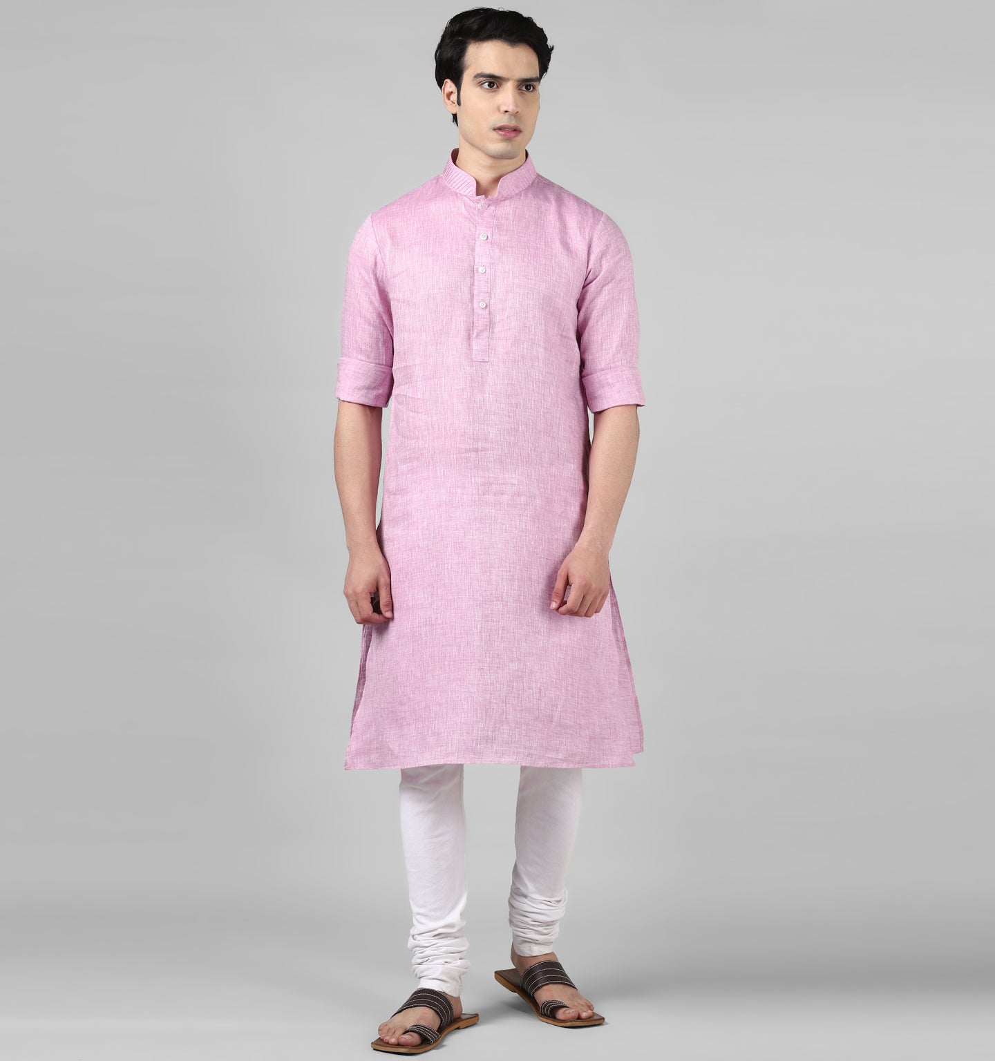 Taffy Linen Kurta