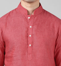 Load image into Gallery viewer, Ruby Linen Kurta
