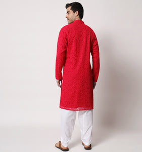 Qila Embroidered Kurta