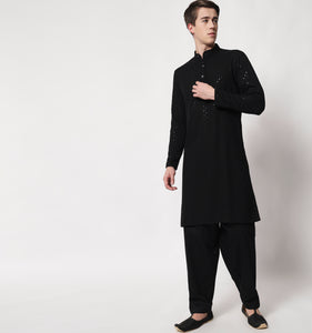 Shaan Embroidered Sequin Kurta