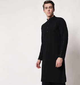 Shaan Embroidered Sequin Kurta
