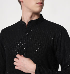 Shaan Embroidered Sequin Kurta