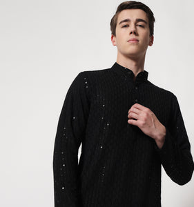 Shaan Embroidered Sequin Kurta
