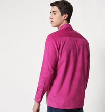 Load image into Gallery viewer, Magenta Corduroy Overshirt

