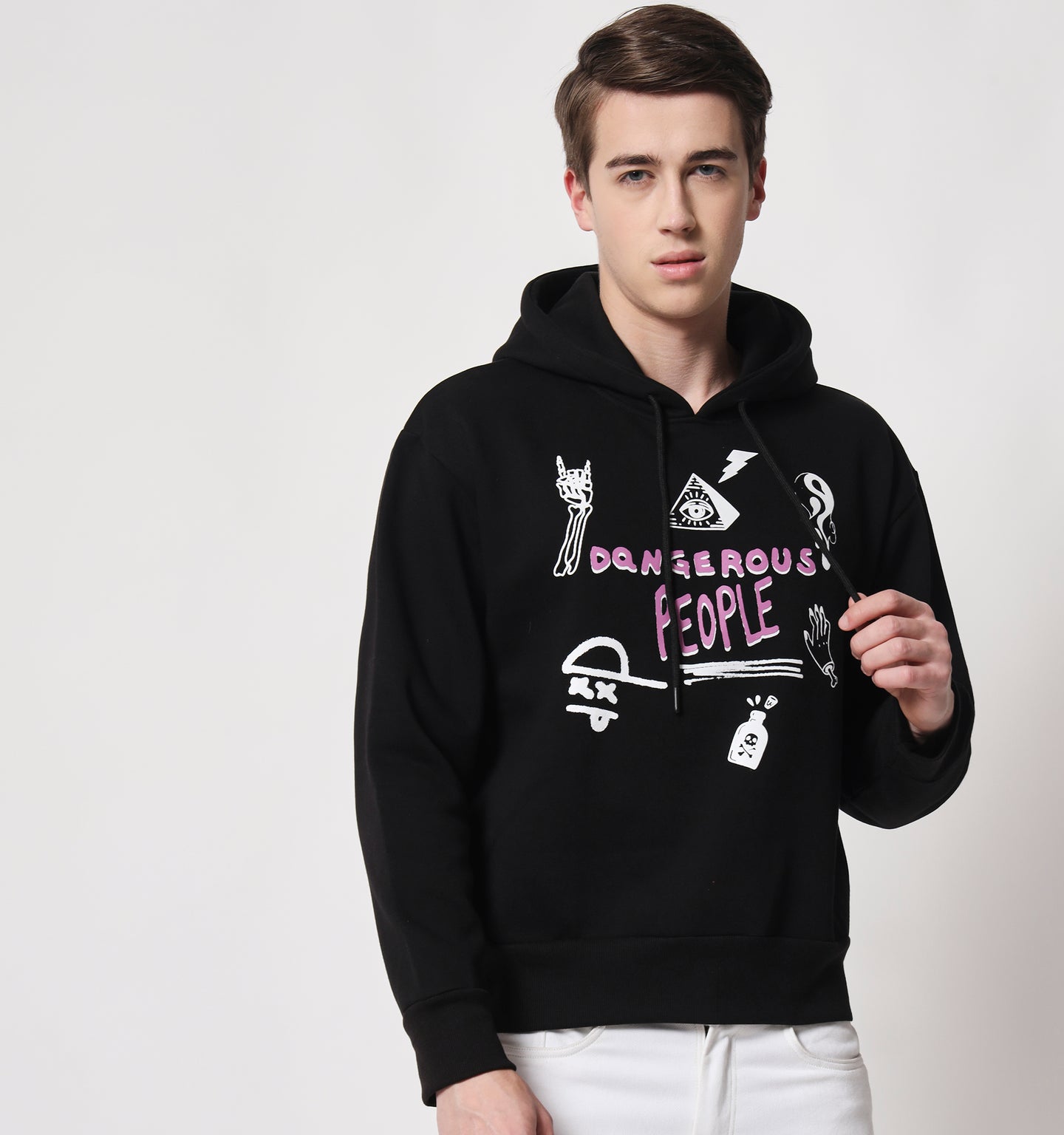 Danger Oversized Hoodie
