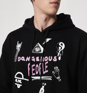 Danger Oversized Hoodie