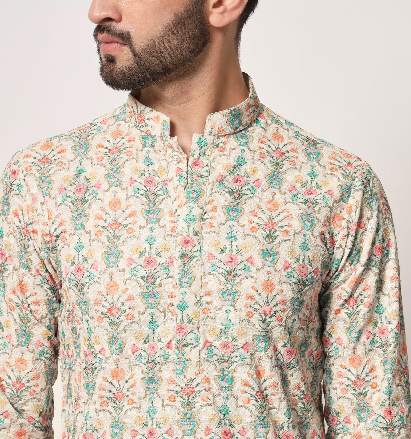 Nazarah Embroidered Sequin Kurta