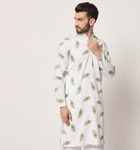 Mor Printed Kurta