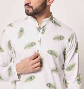 Mor Printed Kurta