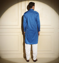 Load image into Gallery viewer, Royal Blue Pathani Kurta
