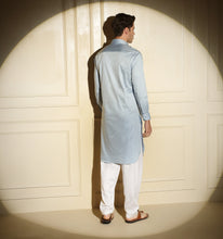 Load image into Gallery viewer, Sky Blue Pathani Kurta
