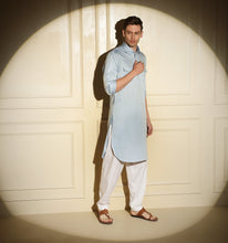 Load image into Gallery viewer, Sky Blue Pathani Kurta

