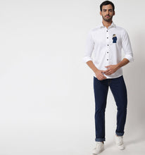 Load image into Gallery viewer, Dapper Teddy Embroidery Shirt
